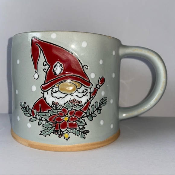 Mug Cup “I Love It" Brand Santa Ho Ho Ho! Embossed Ceramic Coffee Tea NEW - Picture 1 of 6